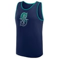 thumbnail image 2 of Men's Logo Athletic Navy Seattle Mariners Unmatched Success Tank Top, 2 of 3