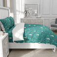 thumbnail image 4 of TeasBank 3D Printed Christmas Theme Twin Duvet Cover Set Snowflake and Bell Comforter Cover Set Christmas Bedding for Teens Adult Room Decor 1 Quilt Cover with 2 Pillow Cases(No Comforter), 4 of 4