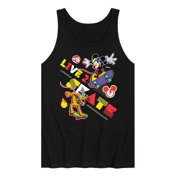 Disney - Standard Sports - Live to Skate - Men's Jersey Tank Top