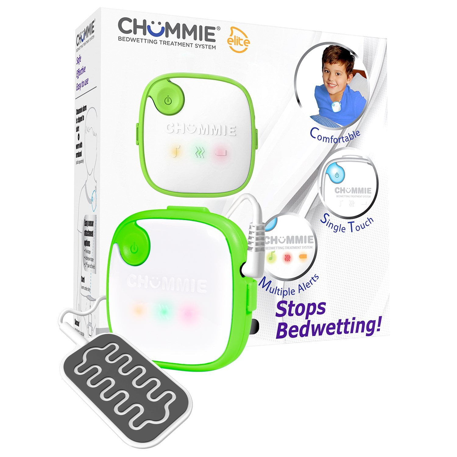Chummie Elite Bedwetting Alarm for Children and Deep Sleepers Award