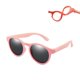 thumbnail image 1 of 3@# Uv400 Eyewear Children's Outdoor Driving New Kids Polarized Sunglasses Boys Girls Sun Glasses Silicone Safety GlassesPink Pink He Qiyong unisex, 1 of 1
