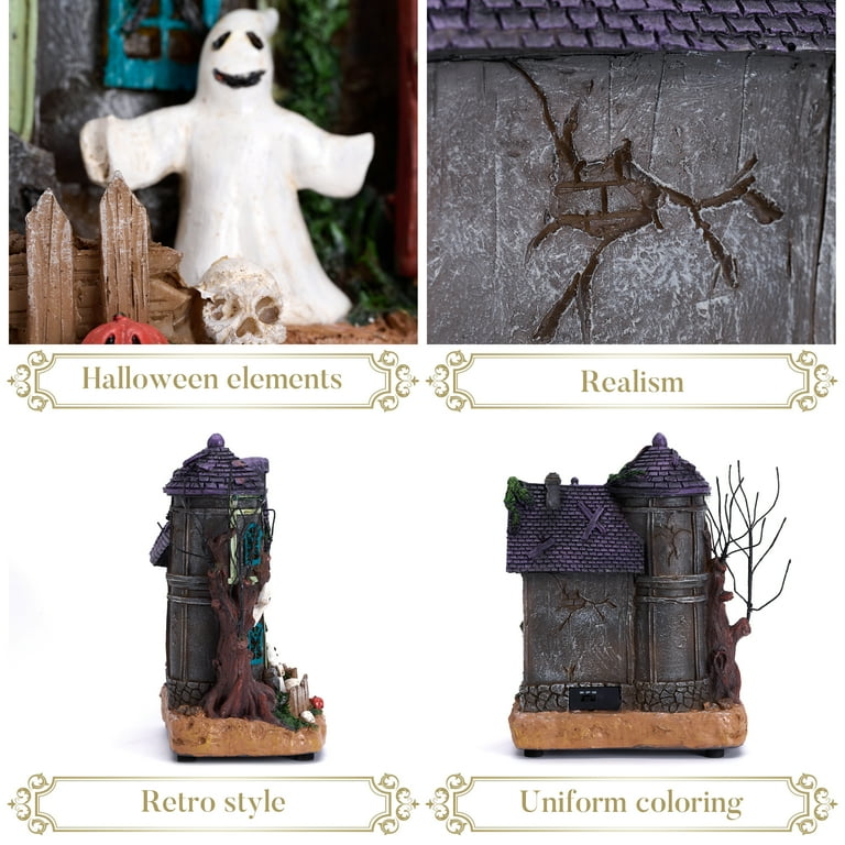 Valery Madelyn 10.24 inches Musical Halloween Village Colorful
