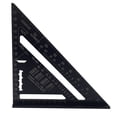 thumbnail image 2 of Scale Aluminum Alloy Triangle Rulers 90 degrees 45 degrees Set Square 7in Black Metric Square Ruler, 2 of 6