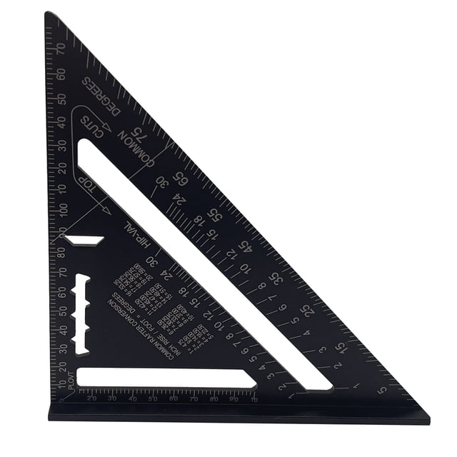 Reglas De Triángulo De Aleación De Aluminio 90 Grados 45 Grados Regla Cuadrada Métrica Cuad Irfora Regla triangular