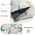 thumbnail image 6 of Ocean Blue Starfish Area Rugs 4'x6', Washable Small Throw Rugs for Office Bathroom, Summer Coastal Beach Vintage Indoor Outdoor Rug Non-Slip Low Pile Carpet Runner Reversible Floor Mats, 6 of 8