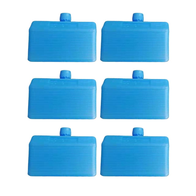 6 bloques de hielo para enfriar bolsas térmicas que permanecen en su lugar por más tiempo. 75 cm x 95 cm x 65 cm