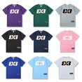 thumbnail image 5 of Camiseta holgada de manga corta con estampado de letras para hombre, para correr, al aire libre, baloncesto, gimnasio, verano, secado rápido, fitness, culturismo, 2023, 5 of 5