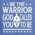 thumbnail image 5 of Wild Bobby Be The Warrior God Called You To Be Inspirational/Christian Unisex Crewneck Graphic Sweatshirt, Vintage Heather Blue, Medium, 5 of 5