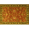 thumbnail image 1 of Ahgly Company Machine Washable Indoor Rectangle Persian Yellow Traditional Area Rugs, 3' x 5', 1 of 4