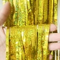 thumbnail image 7 of CCOCC 3.3 ft x 6.6 ft Metallic Red Tinsel Foil Fringe Curtains Party Photo Back Drop Party Streamers for Birthday,Graduation,New Year Eve Decorations Wedding Decor 2 Pack, 7 of 7