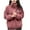 Pink, variant on Lindreshi Winter Coats for Women Plus Size Clearance Women's Fashion Casual Solid Color Long Sleeve Hoodless Casual Outwear & Jackets
