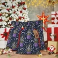 thumbnail image 6 of Rocae Lavender Flowers for Christmas Drawstring Linen Gift Bag with Drawstrings Treat Bag Goody Present Bags for Christmas Party Favor-Medium, 6 of 9