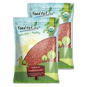 Food to Live, Organic Adzuki Beans, 25 Pounds, Raw