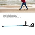 thumbnail image 3 of Walking Cane, Folding Walking Stick Forearm Adjusting  For Hiking Brown,Blue, 3 of 8