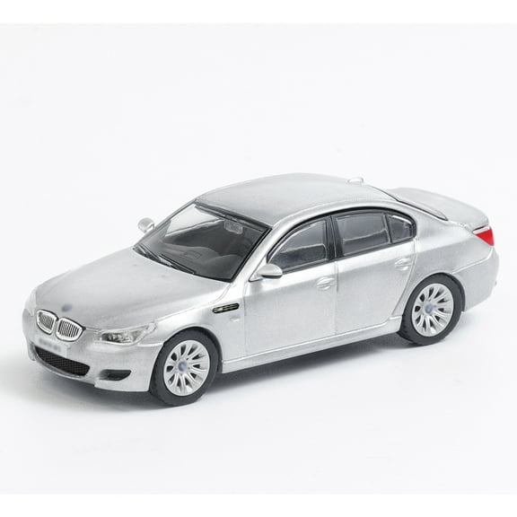 1/64 M5 E60 Model Sports Car Diecast Car Miniature Diecast Model Acrylic Box Collection Toy Station Vehicle