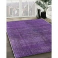 thumbnail image 3 of Ahgly Company Machine Washable Indoor Rectangle Industrial Modern Bright Grape Purple Area Rugs, 2' x 3', 3 of 7
