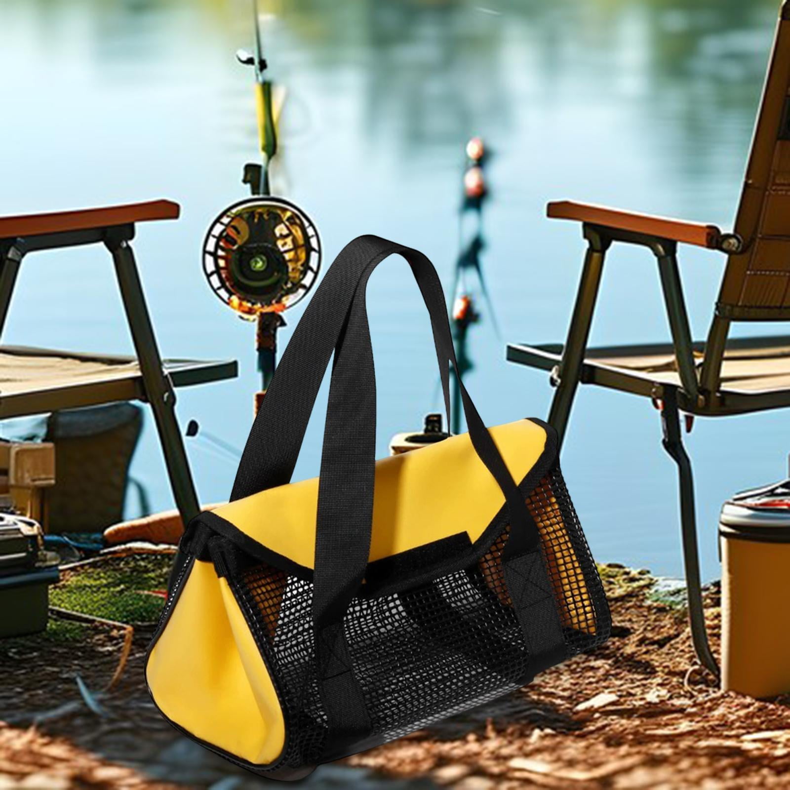 harayaa Fishing Lures Bag Convenient Protective Portable Gear Fishing Iron Plate Bag Yellow