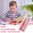 thumbnail image 3 of Anckoeil 3-in-1 Solar Ruler Calculator Multifunctional Large Display Screen Mini Solar Card Ruler Calculator, 3 of 5