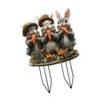 thumbnail image 1 of Estaca de jardín de Pascua, figura acrílica, estacas de jardín, decoración de jardín, regalos, escultura de animal, estatua de conejo para césped al Estilo G, 1 of 8