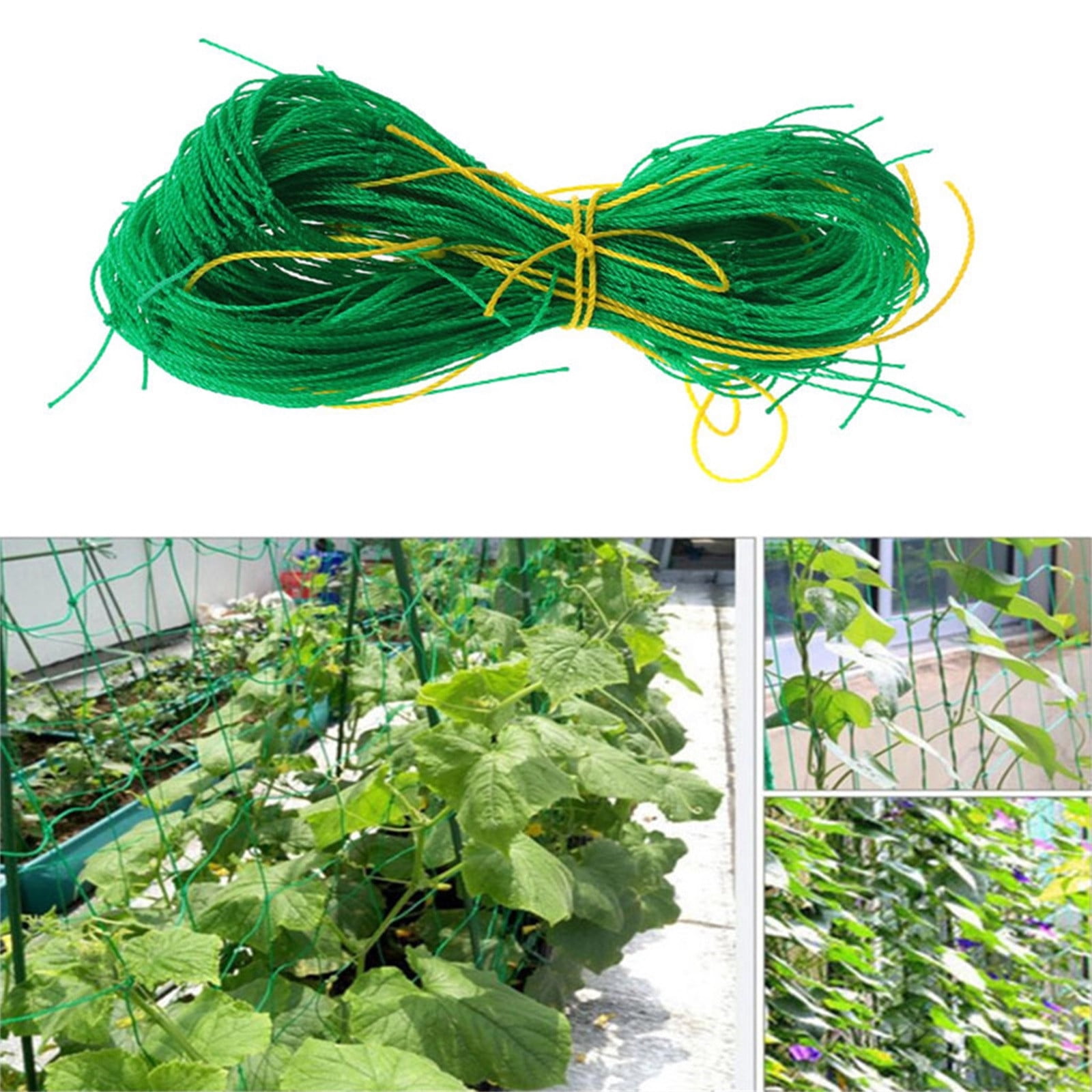 JilgTeok 5 Packs Garden Plant Climbing Net for Cucumbers Tomatoes Peas - Strong Trellis Netting Support for Vegetables Flowers Vines