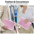 thumbnail image 4 of Allytechgroup Clear Case for iPad 9th/8th/7th Generation 10.2" & iPad Air 3 10.5" (Air 3rd Gen) & iPad Pro 10.5 2017, [Built-in Pencil Holder] Anti Yellowing Slim Shockproof Protective Cover, Pink, 4 of 7
