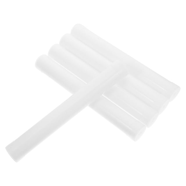 CHICHUMID 5Pack Document Tube for Poster Storage Bend Prevention Cylindrical PVC Minimalist Design White 12.4X1.7X1.7In