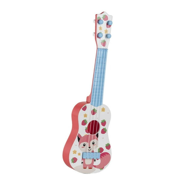 Mini guitarra para ninos de 4 cuerdas mini juguetes de guitarra juguetes para ninos guitarra ukelele durante 3 anos Estilo A Bodega Aurrera en linea