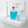 thumbnail image 4 of OnDisplay Luxury Acrylic Mouthwash/Soap Pump Dispenser w/Cup Holder, 4 of 6
