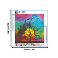 thumbnail image 2 of 5D diamante pintura luna noche árbol pared decorativo diamante punto de cruz cristal DIY bordado Scienceny HA5700-00B, 2 of 6