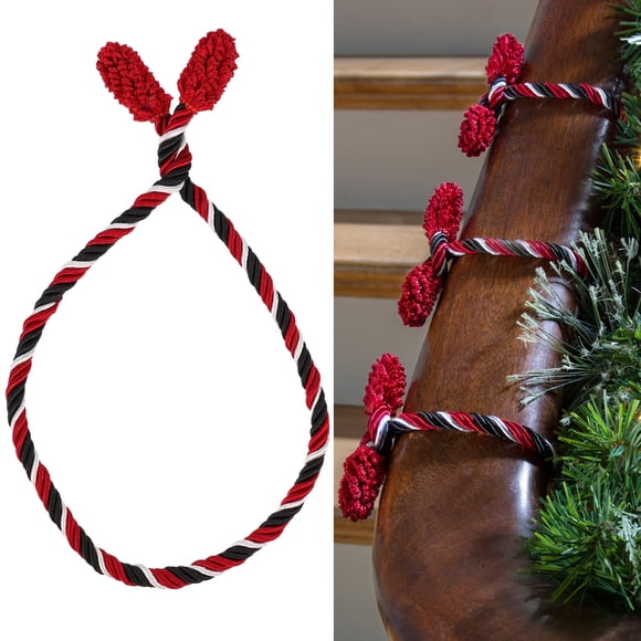 Haute Decor Decorative Twist Ties 6 Pack 16 inches (Gold/Silver/White) - Hang Garland Lights Decorations