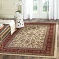 thumbnail image 2 of SAFAVIEH Lyndhurst Isadora Floral Area Rug, Ivory/Red, 4' x 4' Square, 2 of 6