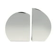 thumbnail image 2 of DecMode 6"W, 7"H Silver Stainless Steel Metal Vase with a Sleek Mirror Finish, Set of 2, 2 of 7
