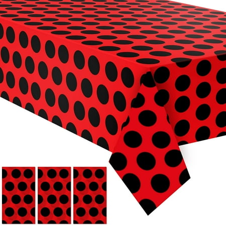 

Ladybug Party Supplies Ladybug Tablecloth 54 x 108