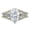 yellow-gold, variant on 10K White Gold 4 Carat LAB GROWN Designer Channel Set Pear Cut Diamond Engagement Ring (E-F Color VS1-VS2 Clarity 3Ct Center)