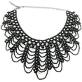 thumbnail image 1 of Blouse Détachable Col Faux Élégant Perles Collier Claudine, 1 of 3