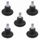 thumbnail image 2 of 5Pcs Office Chair Swivel Caster Wheels, 2 Inch Stool Bell Glides, 2 of 5