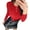 Red, variant on CAICJ98 Womens Sweaters Cardigan Oversized Sweater for Women Lightweight Color Block Pullover Sweaters Long Sleeve Solid Color Casual Tops Beige,L