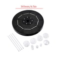 thumbnail image 3 of Solar Powered Water Pump with LED Lights 8 Nozzle Spray Modes Solar Fountain Pump Color Changing LED Solar Pump for Bird Bath Garden Pond Pool Outdoor Water Feature No Electricity Required Water Pump, 3 of 8