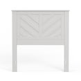thumbnail image 3 of LaFerme Wood Panel Headboard in White -  Twin Size, 3 of 6
