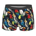 thumbnail image 5 of Uemuo Parrot Pattern Men's Boxer Briefs,Trunk Anti-Chafing,Comfortable, Durable, and Stylish Underwear-Large, 5 of 9