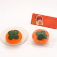 thumbnail image 2 of Squishy Hand Squeeze Decompression Fidget Toy, Anxiety Reducing Sensory Play Toy, Pocket‑sized Portable Toy for Boys Girls, Office Classroom Use and Holiday Present(Fruit Persimmon), 2 of 7