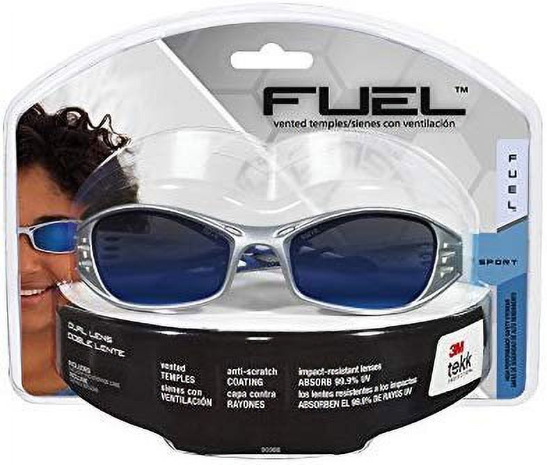 3M 90988 Fuel High-Performance Safety Glasses with Platinum Frame and Purple Mirror Lens - image 2 of 4