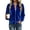Royal Blue #14, variant on Knit Jacket for Women Full Zip Mock Neck Solid Coat Fall Winter Causal Loose Jacket, M