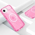 thumbnail image 5 of Petocase for iPhone 16e Case,Compatible with MagSafe,Shockproof Military-Grade Protection Cover,Slim Anti-Yellowing and Anti-Scratch Magnetic Phone Case for iPhone 16e 6.1'' 2025,,Glitter Pink, 5 of 7