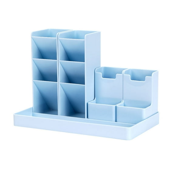 Estante Organizador de Artículos de Papelería y Suministros de Casa, Alumno, Home Office, Escuela, Oficina o Profesor Azul HappyWare 100129_4