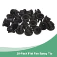 thumbnail image 4 of Uxcell 20-Pack Flat Fan Spray Tip, 110 Degree Plastic Spray Nozzle Tips [Brown], 4 of 5