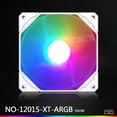 thumbnail image 4 of ARGB Case Fans 4PIN PWM 12cm Cooler Case Fan PC Case Cooler para chasis de computadora, 4 of 9