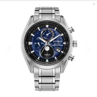 yans　AVALANCHE WATCH CESATI AW-SSS Tsuki-yomi A-T Red Dial Super Titanium Bracelet BY1018-55X | CITIZEN