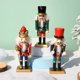 thumbnail image 3 of Cascanueces Decoraciones navideñas Adornos de cascanueces de Navidad, Figuras de cascanueces para adornos de árboles de Navidad Regalo de cumpleaños Fiesta en casa Decoraciones de Navidad kaili Sencillez, 3 of 5