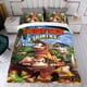 thumbnail image 4 of Donkey Kong Country Conjunto de sábanas temático, trío de piezas, cómodo y amigable con la piel, diseño único, regalo de decoración para el hogar para familiares, amigos y fans,140cm *210cm, 4 of 6